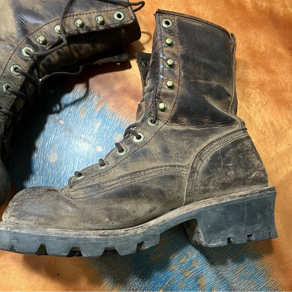 Chippewa Paladin 8”  Waterproof Logger Brown Boots Size 8.5 M 73100 Steel Toe
